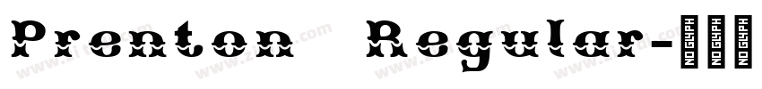 Prenton  Regular字体转换